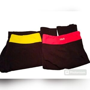 2 Pairs FILA Yoga Pants